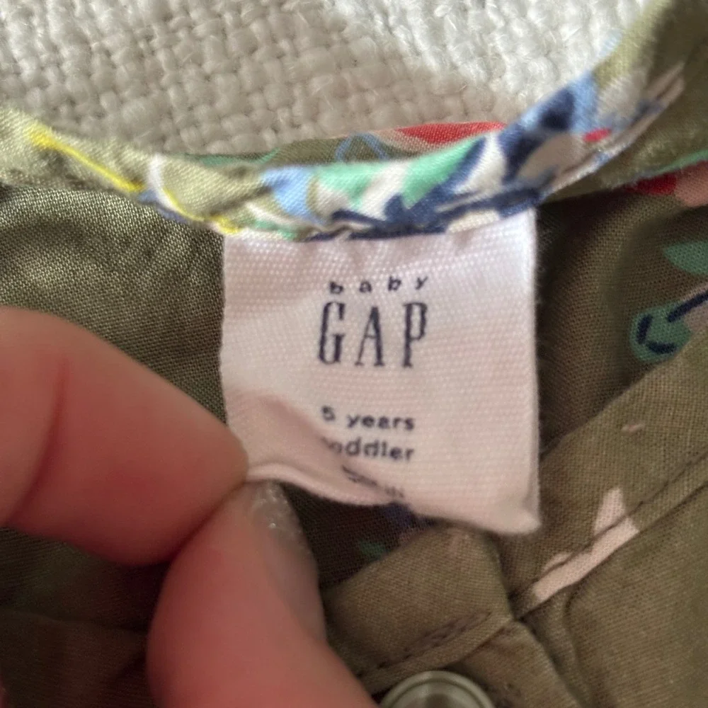 Gap Kids Baby Gap 5T XS Clothing Lot Denim Jacket Jumpsuit Floral Animal Print